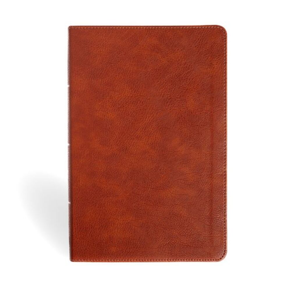 NASB Personal Size Giant Print Bible, Burnt Sienna Leathertouch -- Holman Bible